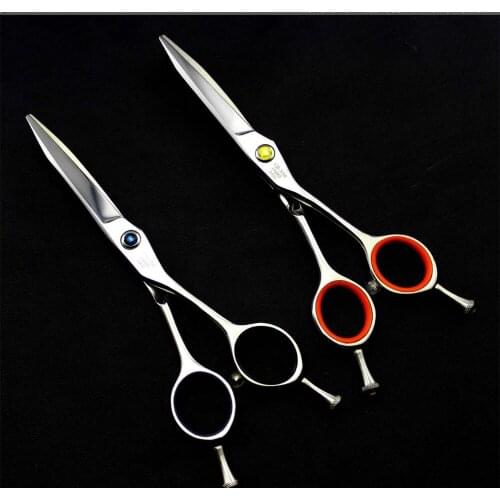 544# 5.5'' Brand Purple Dragon Big Gem TOP GRADE Hairdressing Scissors JP 440C Home Salon Barbers Cutting Scissors Hair Shears
