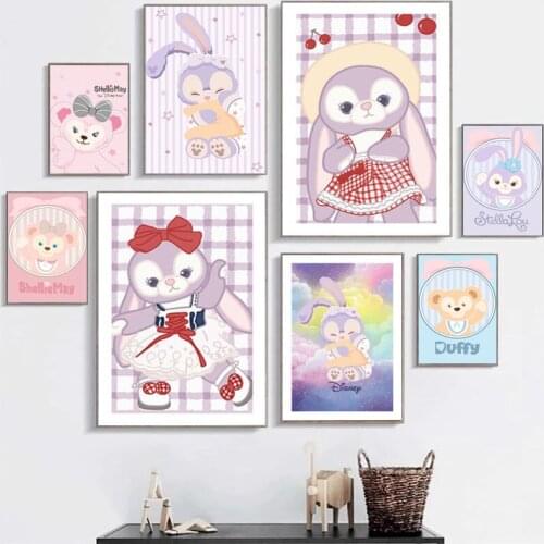 Diamond Painting 5D DIY Disney Cartoon Cute Bunny Diamond Embroidery Star Delu Picture Cross Stitch Kits Full Square Home Decor