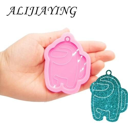 Shiny Gamer Silicone Mold for Keychain Pendant - Resin Crafting Mold - To Make Crafts with Epoxy Jewelry DY0864