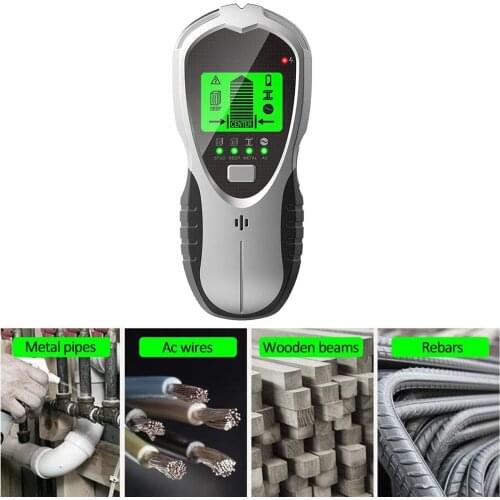 Electric Digital Wall Scanner Detector Metal Sensor Finder Sound Warning