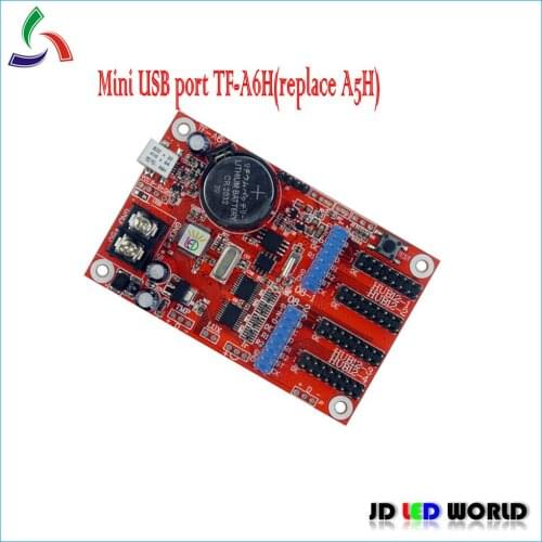 TF-A6H/TF-A5H mini USB communication(mini usb cable update) led sign controller card