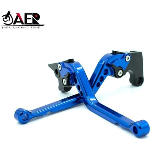 JEAR Motorbike Long Adjustable Brake Clutch Levers For Kawasaki Z750 2004 2005 2006