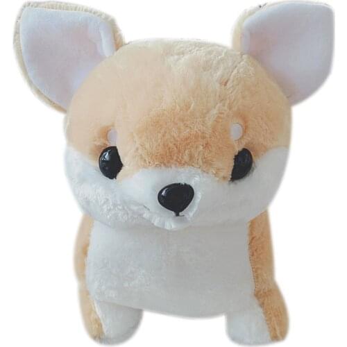 Cute Plush Toy Dog Chihuahua Toy with Standing Posture Simulation Dog Children Toys for Boys Girls