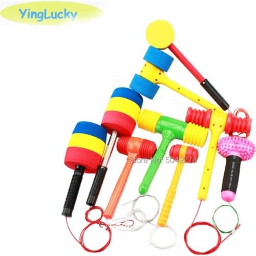 Multi color Sponge Hammer for Childrens game machine parts /Hamster/Cockroach Hitting /Arcade Game Machine Parts accessories