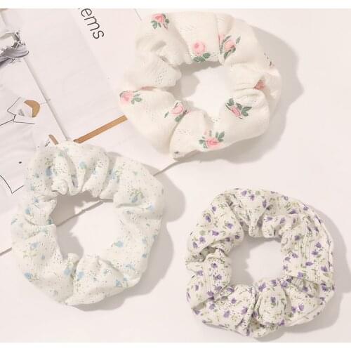 Fashion Elastic Hair Bands Sweet Scrunchies Hair Ties Ponytail Holders Rubber Band Korean Candy Color Hair Rope Hair Accessories