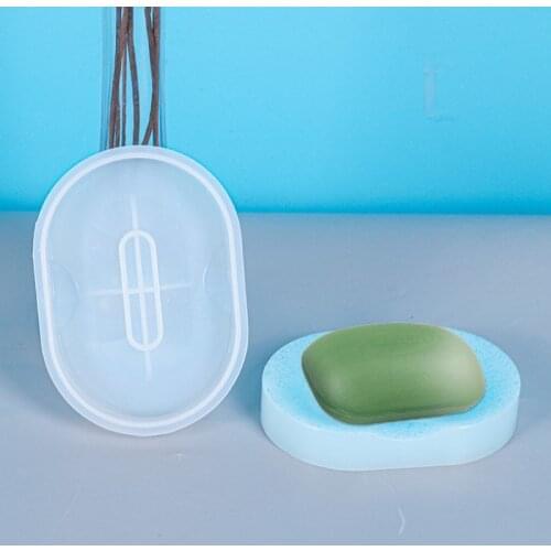 Handmade Soap Box Silicone Mold Soap Dish Tray Resin Casting Mold Epoxy Resin Ring Dish Holders Resin Soap Tray Molds