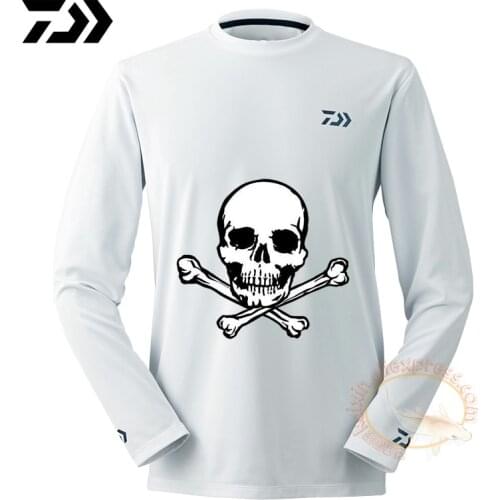 2022 2022 New Summer Daiwa Men Fishing Shirt Breathable Hygroscopicity Quick Dry Anti-UV Fishing Clothing XS-5XL Riding Jersey