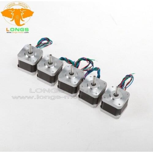 DE SHIP 5pcs Nema17 Stepper Motor 2.5A 68oz-in, 4wires 17HS8430N for CNC Mill Cut Engrave/3D priner Reprap and CNC XYZ