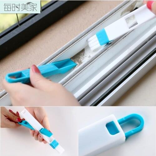 Door and window gap brush cleaning window track small brush home cleaning artifact window sill dead corner groove cleaning tool