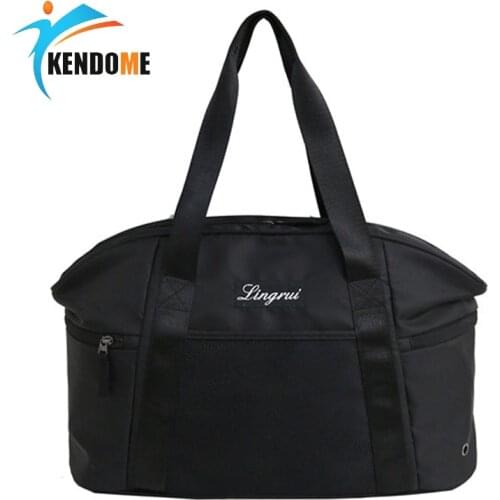 Sport Travel Bag Women Men Fitness Training Bag Waterproof Wet and Dry Separation Bags Large Net Pocket Nylon Handbag Luggage