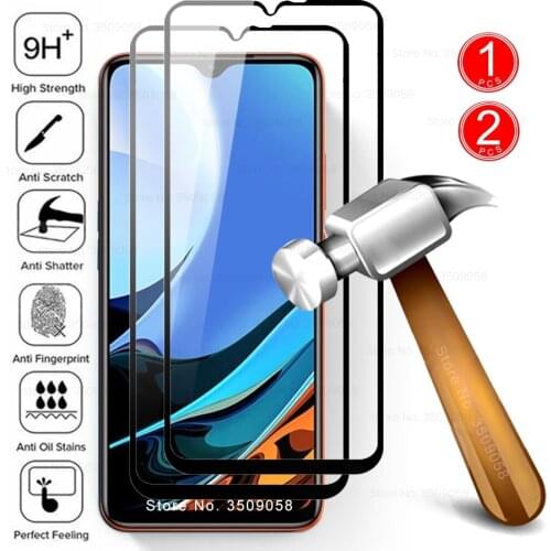 1/2pcs full covers tempered glass for xiaomi redmi 9 t 9t t9 case protective glass coque on redme readmi redmy 9t redmi9t 6.53