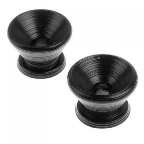 2 x Black Plating Strap Lock for Electric Acoustic Guitar Bass