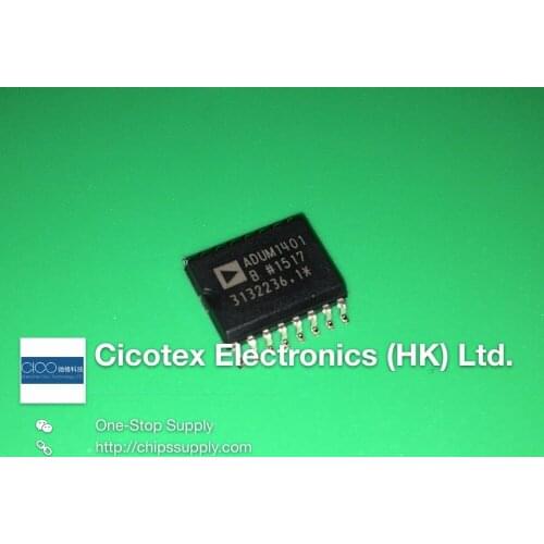 2pcs/lot ADUM1401BRWZ SOP16 DGTL ISO 2.5KV GEN PURP 16SOIC