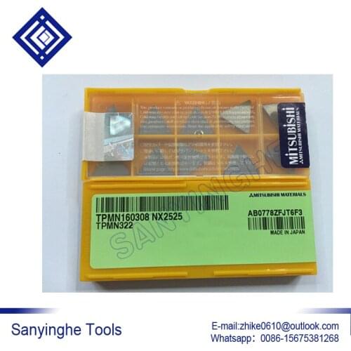 Free shipping high quality 50pcs/lots TPMN160308 NX2525 cnc carbide turning inserts
