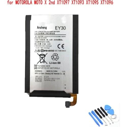 Original EY30 2300mAh battery For Motorola Moto X 2nd XT1096 XT1085 XT1095 XT1097 XT1093 Mobile phone