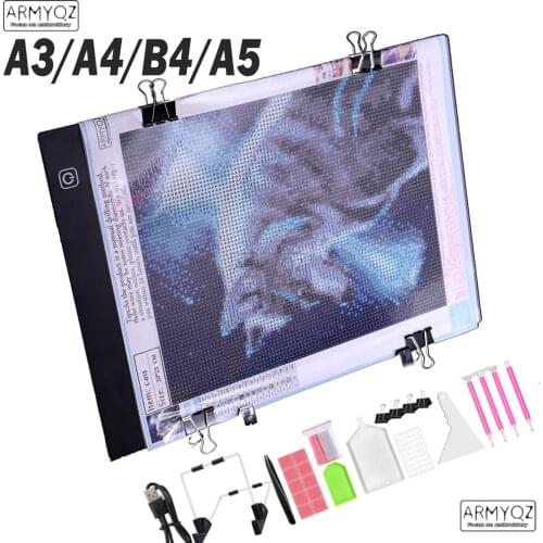 Diamond Painting A5/A4/B4/A3 Led Light Pad Lamp Board for Painting Drawing USB Powered Diamond Painting Tools Accessories Kits