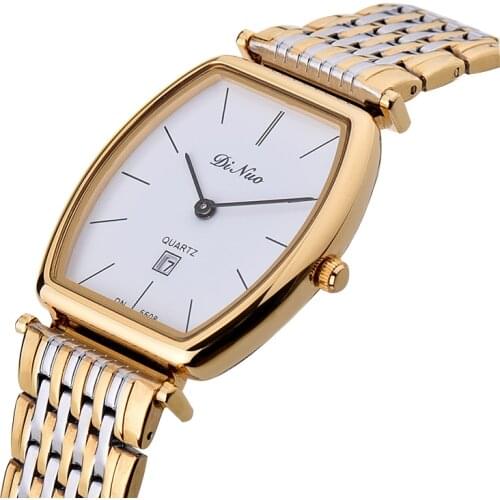 Mens Watch Fashion Leisure Waterproof Ultra-thin Quartz Watch Rectangular Watch Business Mens Watch