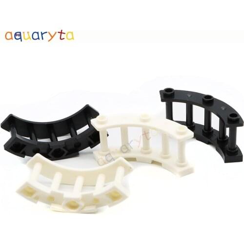 AQUARYTA 20pcs Building Blocks Parts Fence Spindled Assembles Particles 21229 4x4x2 City House Street View Accessories KID Gift