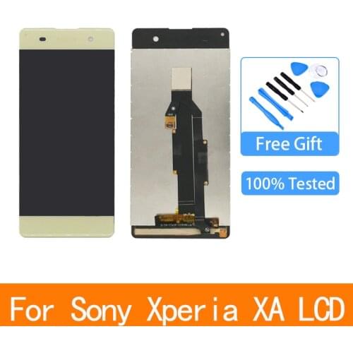LCD For SONY Xperia XA Display Touch Screen With Frame F3111 F3112 F3113 LCD For SONY Xperia XA LCD Replacement display 5.0 inch