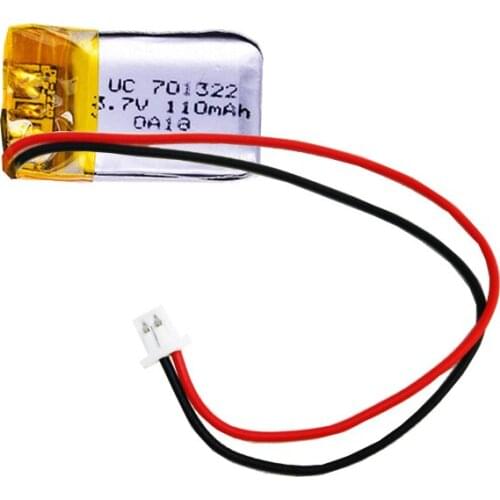 601322 701322 3.7V110mah polymer lithium battery beauty instrument Bluetooth speaker electric toothbrush