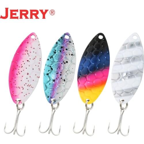 Jerry Armor Metal Spoon Trolling Wobbler Fishing Lures 5g7g10g12g Isca Treble Hook Artificial Bait For Trout Bass Fishing Tackle