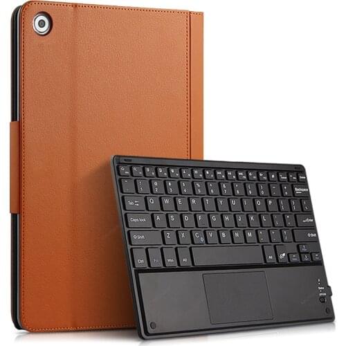 Russian/Hebrew/Spanish Wireless Bluetooth Keyboard Leather Case For Lenovo Tab M10 FHD Plus 10.3 TB-X606F TB-X606X 2020 M10 Plus