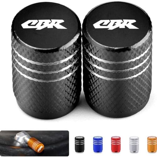 CBR Motorcycle Wheel Tire Valve Stem Cap CNC Airtight Cover For Honda CBR 125R 600 F4i 650F 650R 1100XX 1000F cbr 600 954 1000RR