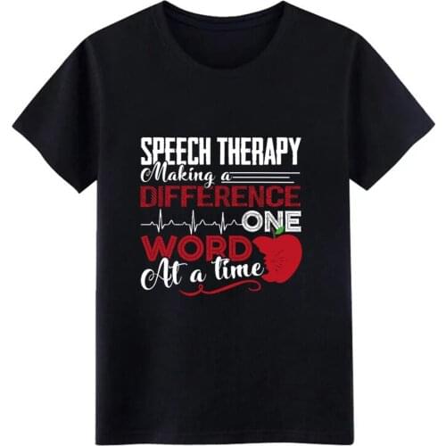 Mens Speech Therapy Shirt t shirt designer Short Sleeve S-3xl Standard Crazy Breathable Summer Style Pattern shirt