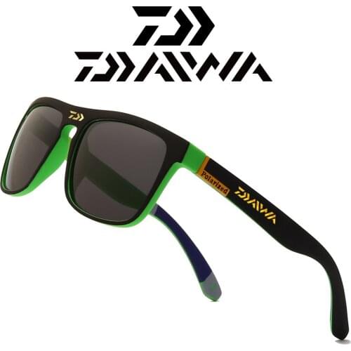 DAIWA 2021 Polarized Sunglasses Mens Driving Camping Hiking Fishing Classic Sun Glasses Outdoor Sports UV400 Eyewear
