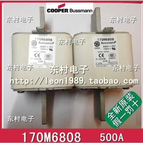 [SA]United States BUSSMANN fuse fuse 170M6808 170M6808D 500A 690V / 700V