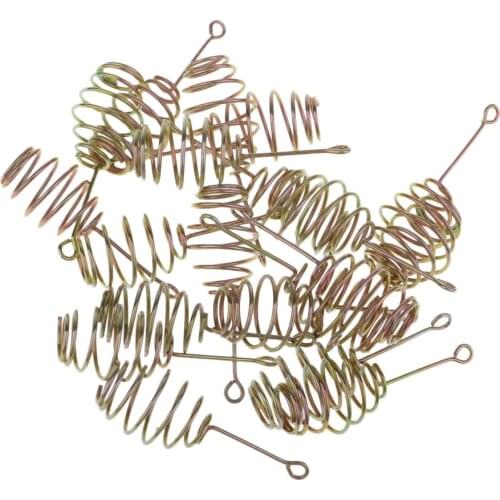 20pcs Spring/Coil Inline Fishing Feeders, Baits Cage Carp Fishing Tackle