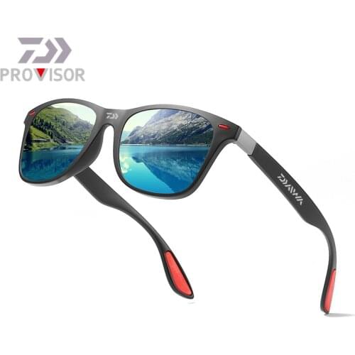 Daiwa 2020 Polarized Sunglasses Mens Driving Shades Male Sun Glasses Camping Hiking Fishing Classic Sun Glasses UV400 Eyewear