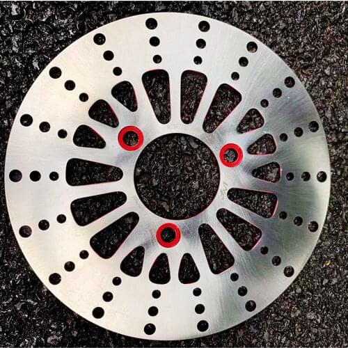 Universal motorcycle brake disc brake pads 220mm * 70mm Hole Distance Rapid cooling rear disc brake For Yamaha Aerox Nitro BWS