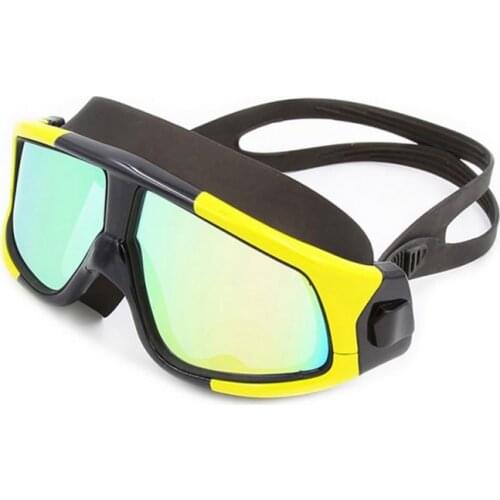 Swimming Glasses Waterproof And Antifogging Electroplated Silica Gel Adult Swimming Training Glasses