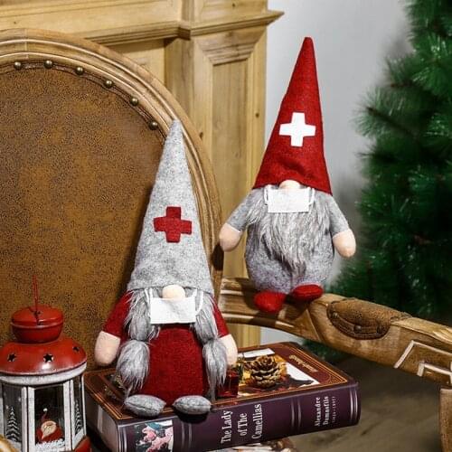 Doctors Nurses Santa Faceless Dolls Christmas Decoration Funny Christmas Dolls New Style Supplies