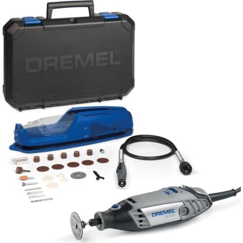 Dremel 3000 Series Variable Speed Rotary Tool 130 Watt With 25 Accessories Engraving Machine Multifunction Hobby DIY Starter Kit
