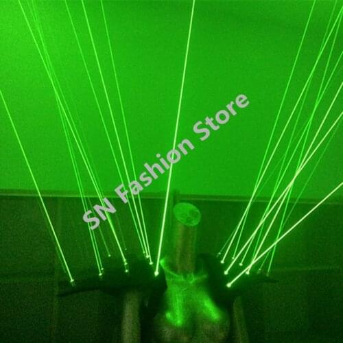 HH10-2 Green color Laser vest bar party props costumes performing luminous clothing Illuminated ballroom dancing laser man