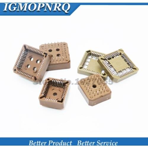 10PCS/lot PLCC IC socket PLCC32 PLCC44 SMD DIP PLCC Socket new