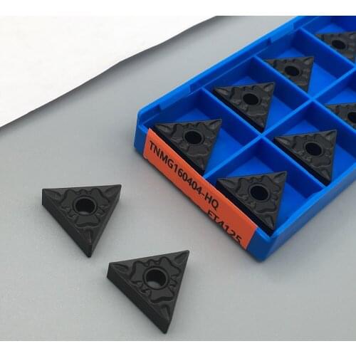 10PCS TNMG160404 HQ FT4125 High Quality External Turning Tool Carbide Insert Lathe Cutter For Steel parts Carbide Inserts