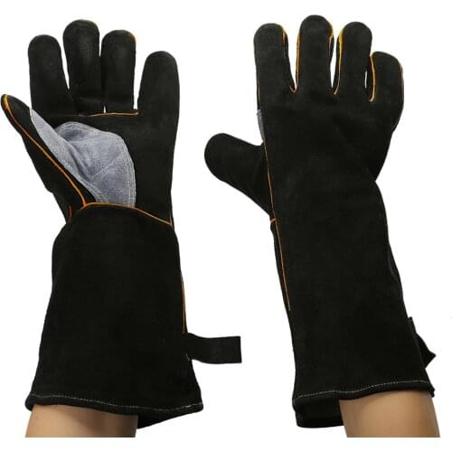 2pcs BBQ Gloves High Temperature Resistance Oven Mitts 500 800 Degrees Fireproof Barbecue Heat Insulation Microwave Oven Gloves