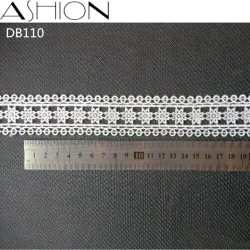 4 yards 35MM white Embroidered Lace Fabric DIY skirt hem Dance costumes Garment Accessories lace trim Sewing Craft LP-DB110