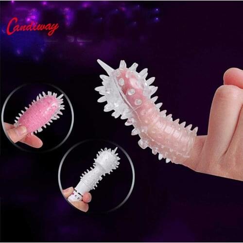 5pcs/set finger Condoms Reusable Spiked Ring safe anal prostata product jump eggs extender G point Adult Sex toys for couple