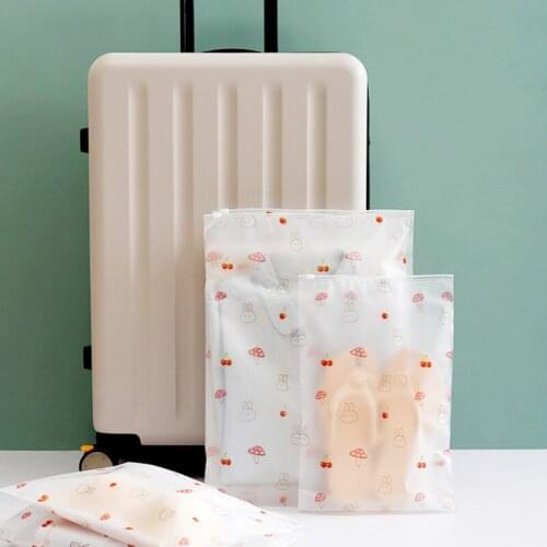 5PCS Waterproof Travel Luggage Organizer Cube Clothes Storage Pouch Suitcase Packing Bags