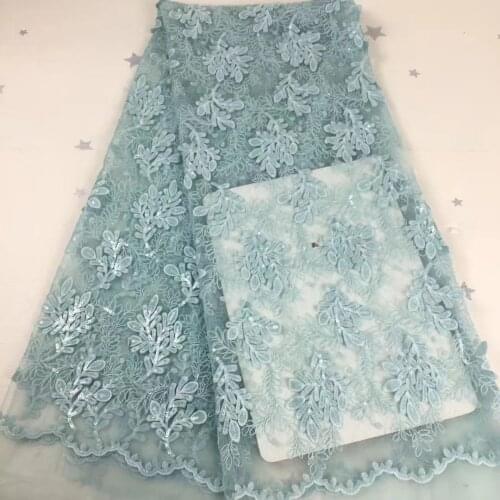 African Lace Fabric 2021 High Quality Lace French Lace Fabric Embroidery Nigeria Tulle Lace Fabric For Wedding D41431