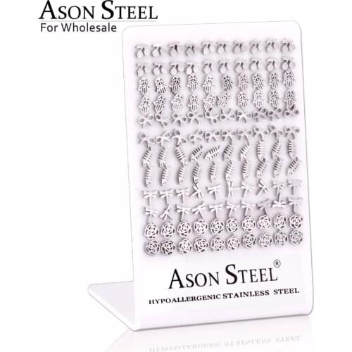 Женские серебрянные серьги ASONSTEEL China At AliExpress