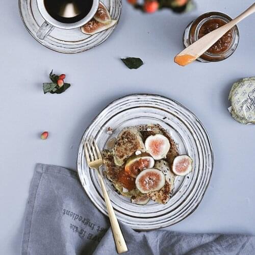 Japanese Style White Porcelain Plate Ceramic Dish Dinnerware Sushi Breakfast Cake Tray Dessert Tray Restaurant Dinner Plates