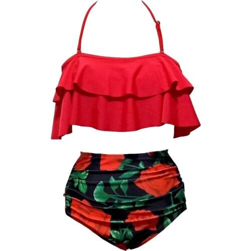 Bikinis Swimwear Women Swimsuit High Waist Bikini 2021 Bathing Suit Plus Size Swimwear Push Up Bikini Set Beach Wear Biquini