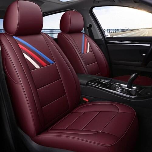 Custom only 2 pc front seat cowhide leather car seat cover for Citroen Aircross C4 C5 Lincoln MKC MKX MKZ car styling accessorie