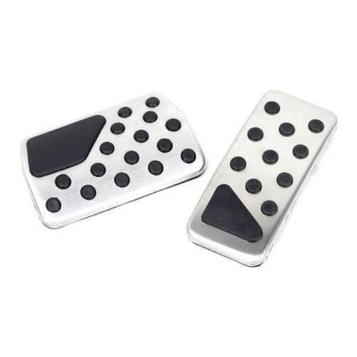 Stainless steel car styling Gas Brake pedal cover AT case For Dodge Journey Durango/For Jeep compass Patriot/For Fiat Freemont