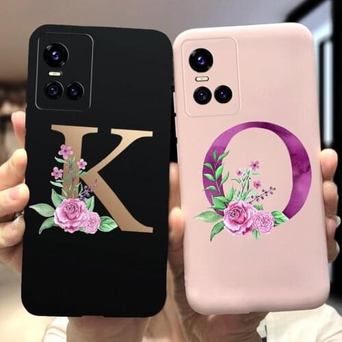26 Name Letters Cellphone Cover Case For Vivo S10 S 10 Pro Case Skily Liquid Silicone Phone Cases For Vivo S10 PRO VIVOS10 5G